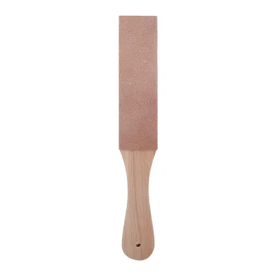 Obrázek produktu pro Brousek na kůži s dřevěnou rukojetí, nástroj na broušení kůže s dřevěnou rukojetí,,,