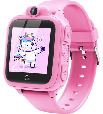 Obrázek produktu pro Chytré hodinky pro děti, hračka, dárek pro chlapce a dívky, růžová barva