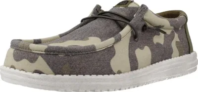Obrázek produktu pro Hey Dude Wally Washed Camo Zelený