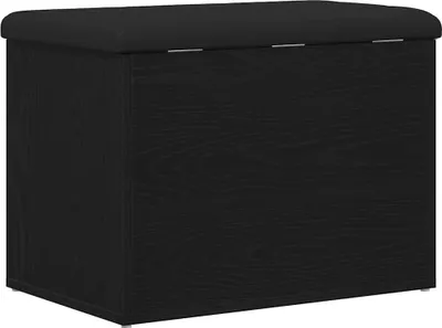 Obrázek produktu pro Úložná lavice Černý dub 62 x 42 x 45 cm kompozitní dřevo