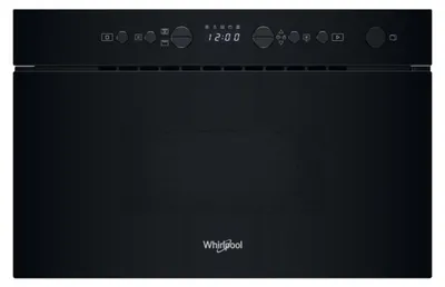 Obrázek produktu pro Whirlpool WMN14BB, Vestavěné, Mikrovlnná trouba s grilem, 22 l, 750 W, Vestavěný displej, LCD