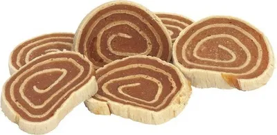 Produktbild von Hundesnack Cookies Hähnchenseelachs Roulade 200g