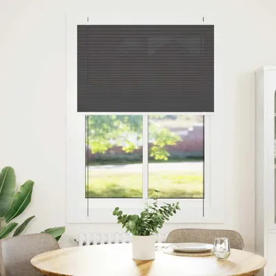 Immagine prodotto di vidaXL Tenda plissettata nera 90x150 cm larghezza del tessuto 89,4 cm poliestere