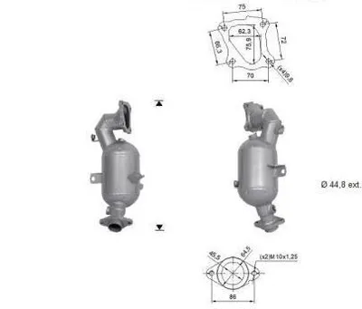 Produktbild von VEGAZ Katalysator Kat Euro 6 SZK-976