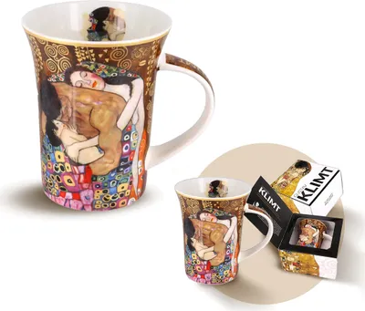 Immagine prodotto di Carmani - Tazza e mug "Famiglia Klimt" - Tazze e mug - Idea regalo - Decorazione vintage - Bianco