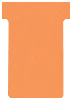 Produktbild von nobo T-Karten Größe 2 / 60 mm 170 g/qm orange 100 Karten