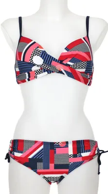 Produktbild von SUNMARIN Damen Bikini - blau/rot blau/rot 42D