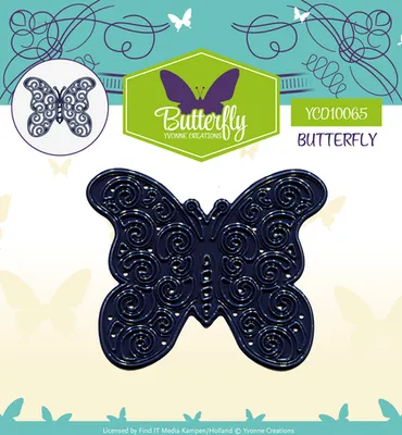 Produktbild von Stanzschablone - Yvonne Creations - Butterfly  - Schmetterling