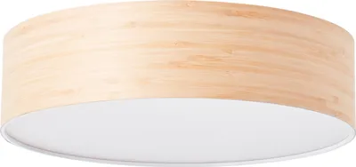 Produktbild von Deckenleuchte 2-flammig Ø 38 cm Romm weiß/braun/natur