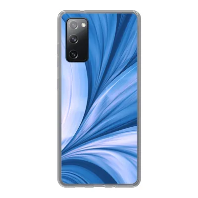 Produktbild von MuchoWow® Handyhülle Schutzhülle Hülle für Samsung Galaxy S20 FE Blau - Abstrakt - Design Silikon Softcase Handy Hülle - Abdeckung