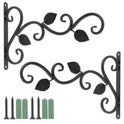 Produktbild von Aufhängevorrichtungen für Hängekörbe, Pflanzenampeln aus Eisen, Wandhaken, Halterungen für Hängeblumenampeln, Halterungen für Laternen, Pflanzgefäße, Vogelhäuser, Windspiele
