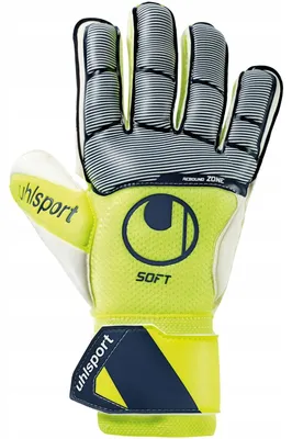 Produktbild von Uhlsport SOFT ADVANCED Torwarthandschuhe Gelb Gr. 9