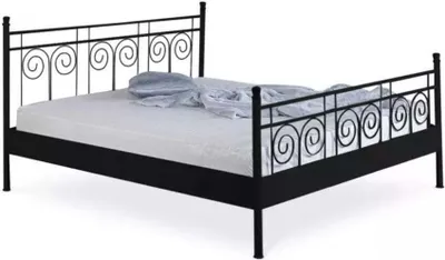 Produktbild von Metallbett Sara – 140 x 200 cm / schwarz
