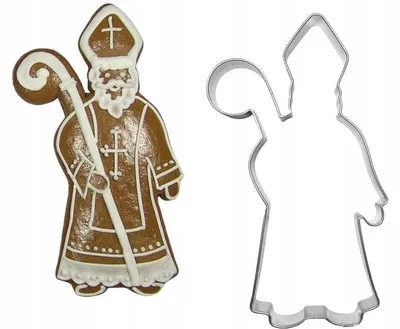 Image de EkoForemki Emporte-pièce Saint Nicolas 10cm Noël