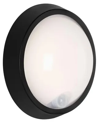 Produktbild von LED Außenleuchte Bewegungsmelder IP44 12 W schwarz Kunststoff Briloner