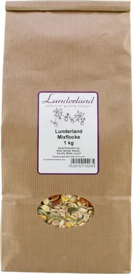 Produktbild von Lunderland - Mixflocke mit 30% Gemüseanteil Flocken BARF Zusatz 1kg