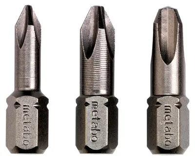 Produktbild von Metabo 3 Bits Phillips PH 1/ 2 / 3 Torsion