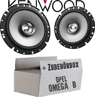 Produktbild von Lautsprecher Boxen Kenwood KFC-S1756 - 16,5cm Koax Auto Einbauzubehör - Einbauset passend für Opel Omega B - justSOUND