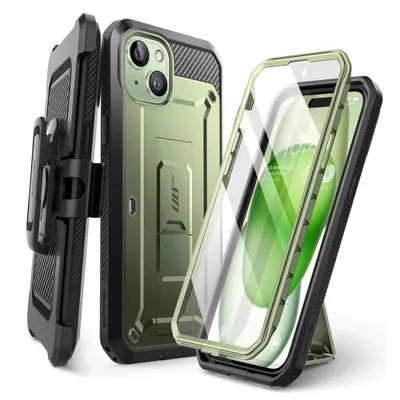 Produktbild von i-Blason SPH2361UBPRSPGN, Cover, Apple, iPhone 15, 15,5 cm (6.1"), Grün