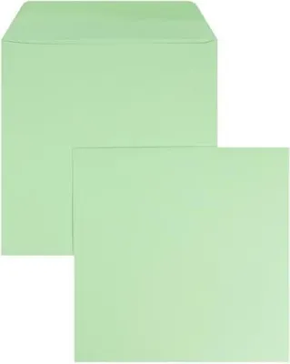 Produktbild von Briefumschläge 220x220mm 120g/qm gummiert VE=100 Stück pistazie