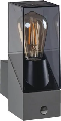 Produktbild von Kanlux Außenleuchte, Outdoorlampe LAVEN E27 Graphit IP44 Bewegungssensor 36547