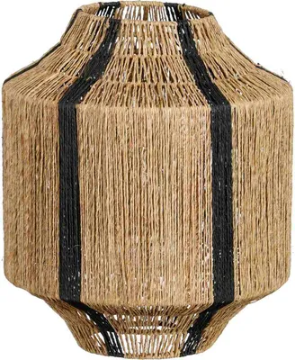 Produktbild von Mica Decorations Liliano Laterne - H36 x Ø30 cm - Jute - Schwarz