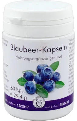 Produktbild von Pharma Peter Blaubeer-Kapseln, 60 St. Kapseln