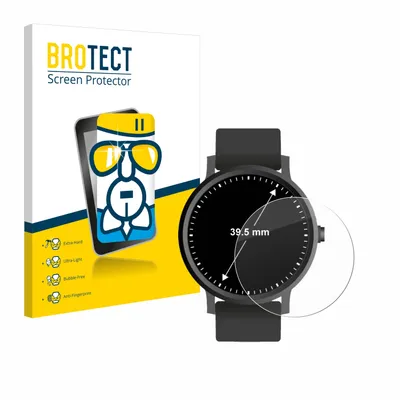 Produktbild von BROTECT Schutzglas für Armbanduhren (Kreisrund, ø: 39.5 mm) Schutzfolie Panzer Folie Glas Display Schutz klar