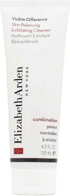 Zdjęcie produktu dla Elizabeth Arden Visible Difference Skin Balancing Exfoliating, Krem oczyszczający, Kobiety, Skóra mieszana, Skóra normalna, Skóra tłusta, Oczyszczenie, Łuszczenie się, Odżywiający, Wygładzający, Tubka, WATER/AQUA/EAU, GLYCERIN, SODIUM COCOYL GLYCINATE, DISODIUM LAURYL SULFOSUCCINATE, MYRISTIC ACID,...