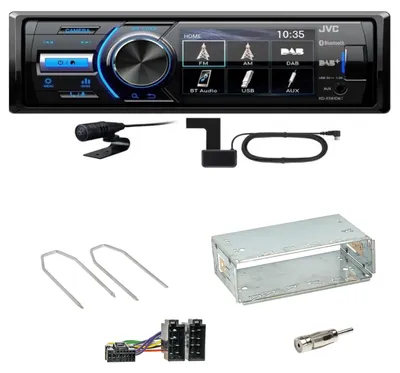 Produktbild von JVC KD-X561DBT Digitalradio Bluetooth USB Einbauset für Peugeot 206 206 CC