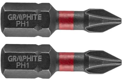 Produktbild von Schlagbohrer PH1 x 25 mm, 2 Stück.