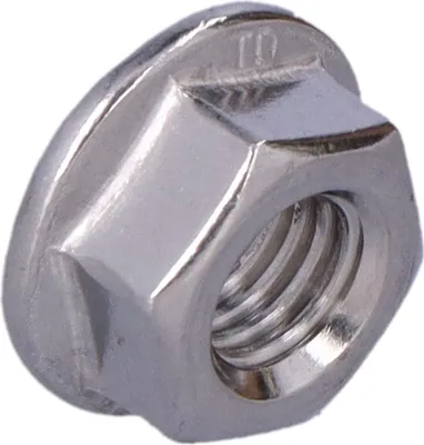 Image de Écrou de bride denté DIN 6923 NKZM8E A2 (1.4301) (1 paquet = 100 pièces)