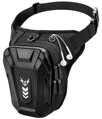 Image de Poche de selle pour moto, sac de hanche pour hommes et femmes, avec bandes réfléchissantes et sangle de fixation réglable pour le vélo et la randonnée