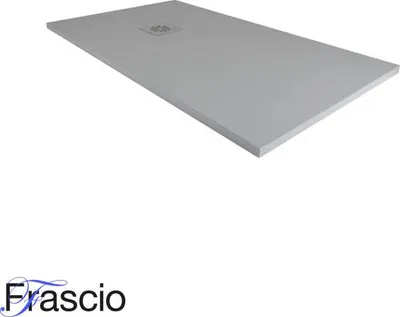 Immagine prodotto di Piatto doccia 70X145 cm Vulcano Line Slim Grigio scuro Ral 7005 in resina sintetica e polvere di marmo con scarico libero - FRASCIO