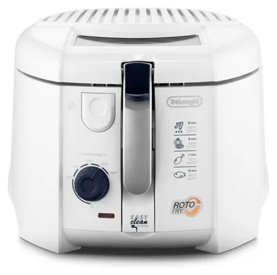 Zdjęcie produktu dla De’Longhi F28311.W1, Frytkownica, 1 kg, 1,2 l, Pojedyńczy, Biały, Obrotowy