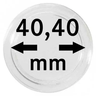 Produktbild von Lindner S22704040P Münzkapseln 40.40 mm-10er Pack