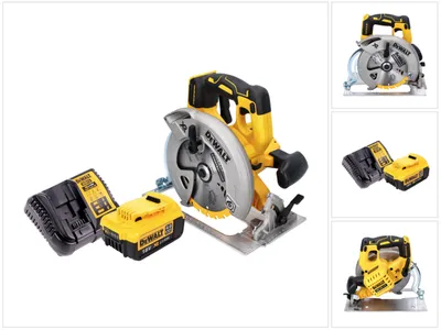 Zdjęcie produktu dla Akumulatorowa pilarka tarczowa DeWalt DCS 570 M1 18 V 184 mm bezszczotkowa + 1x akumulator 4,0 Ah + ładowarka