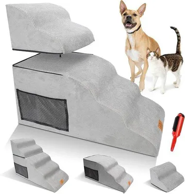 Image de Escalier antidérapant pour chien en mousse haute densité pour animaux de compagnie 80 x 40 x
