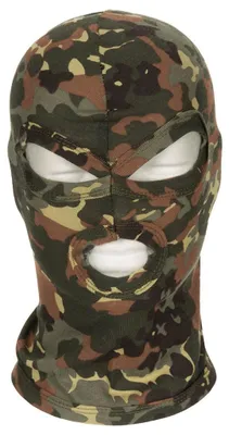 Zdjęcie produktu dla Kominiarka MFH, 3-otworowa, cienka, 100% bawełna, flecktarn