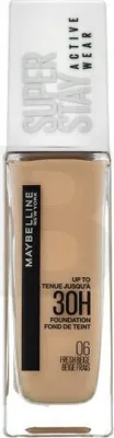 Obrázok produktu pre Maybelline Super Stay Active Wear 30H Foundation 06 Fresh Beige dlhotrvajúci make-up proti nedokonalostiam pleti 30 ml