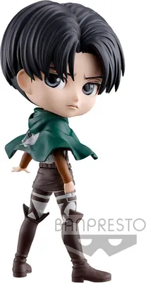 A figurine of Levi Ackerman from Attack on Titan.