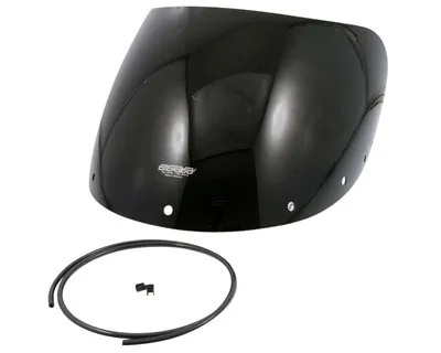 Image de Pare-brise MRA forme originale O noir avec ABE pour Suzuki GSX 750 R