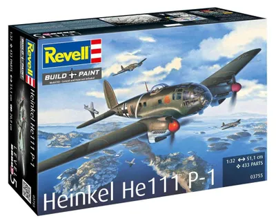 Obrázok produktu pre Revell 03755 - 1/32 Heinkel He 111 P-1 -