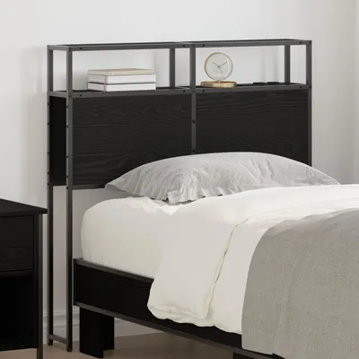 Produktbild von Stauraum-Kopfteil Schwarze Eiche 75 cm Holzwerkstoff
