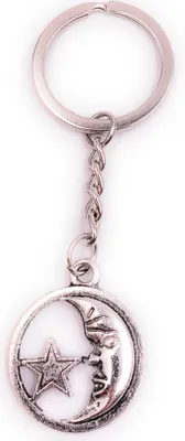 Produktbild von Onwomania Schlüsselanhänger Hambond mit Stern Metall Anhänger Charm