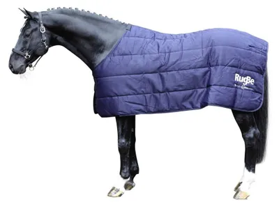 Produktbild von RugBe Unterdecke 2in1 125cm navy, Stalldecke, Pferdedecke, wasserdicht