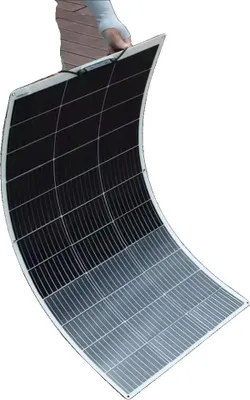 Zdjęcie produktu dla Elastyczny panel słoneczny, 150 W, wysoka wydajność 21%, lekka konstrukcja, 150 W, elastyczny, biały