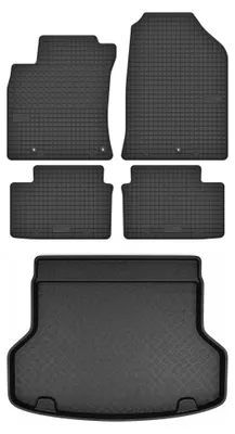 Obrázek produktu pro Gumové autokoberce SolidTread + vana kufru pro: Hyundai i30 III 2016-2018 kombi 5 ks