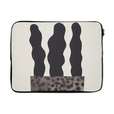 Produktbild von MuchoWow® Laptop Hülle 15 Zoll Vase - Pflanzen - Blumen - Pastell Laptoptasche - Laptoptasche - Sleeve - Rundum-Schutz