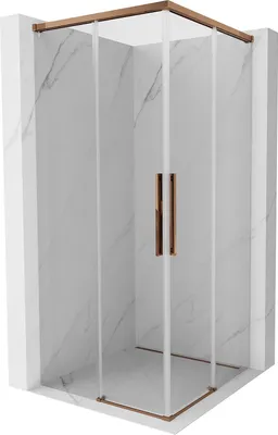 Produktbild von Mexen Rox Duschkabine Schiebetür 90 x 70 cm, transparent, Chrom - 8C2-090-070-01-00